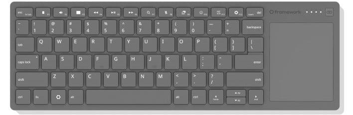 Framework wireless keyboard.