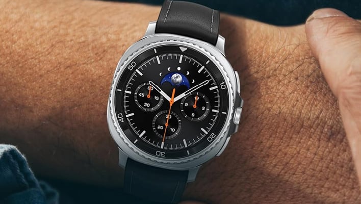 Samsung Galaxy Watch 8 on a wrist.