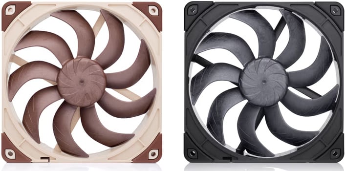 Noctua beige and brown fans.
