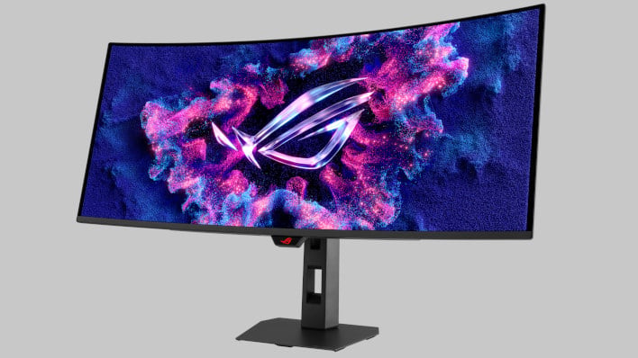 ASUS ROG Unveils a 34-Inch OLED Speed Demon and 12.3-Inch Touchscreen Sidekick Display