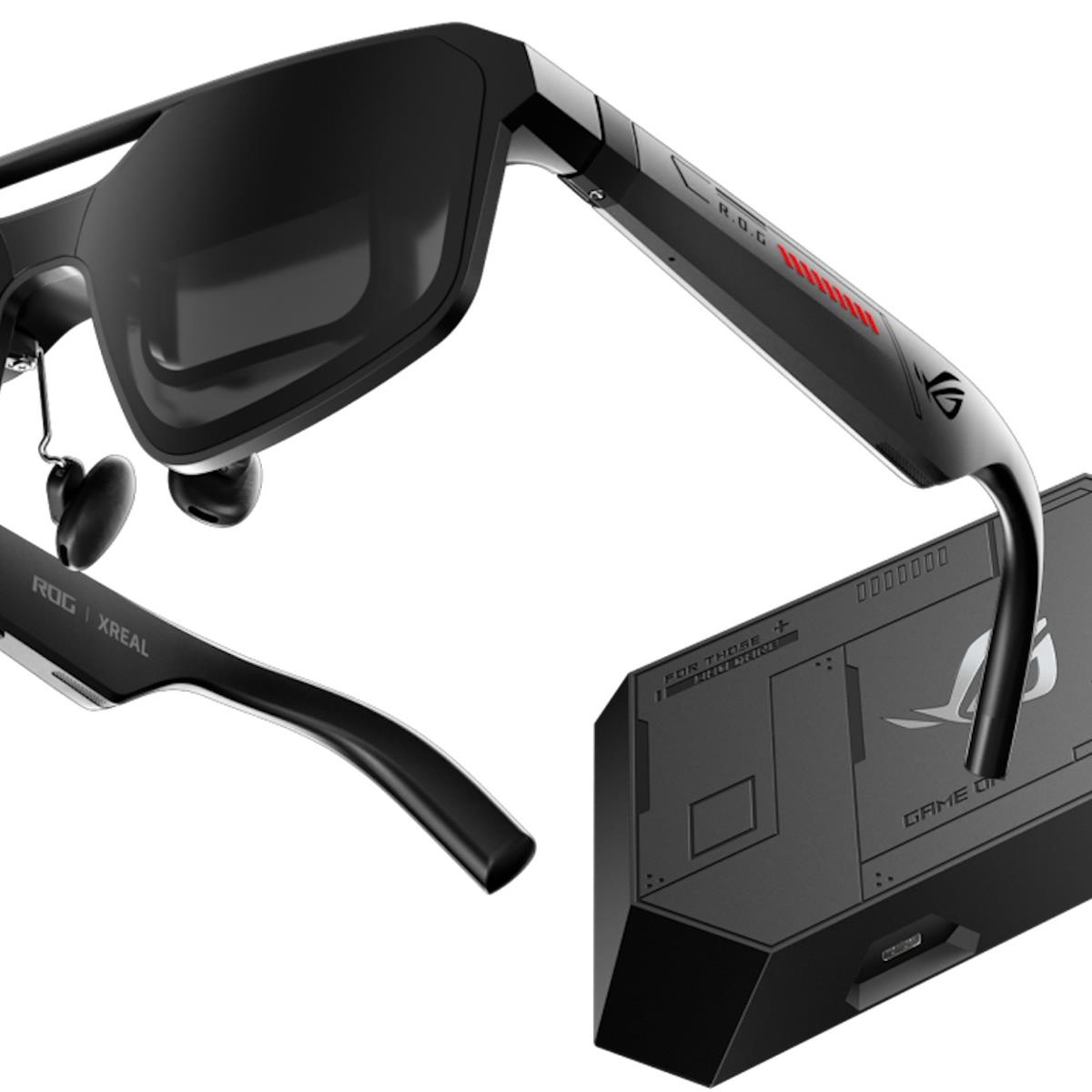 ASUS ROG XREAL R1 240Hz Micro OLED Gaming AR Glasses Open for