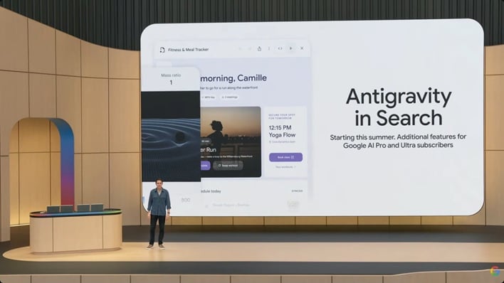 google antigravity in search