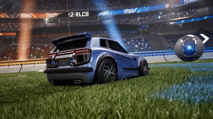 rocket league unreal 6 grass car ball
