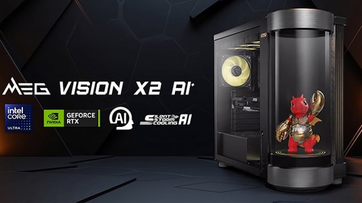 msi meg vision x2 ai body