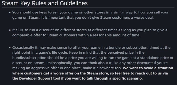 steam key usage guidelines