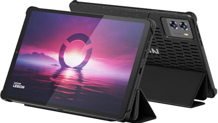 Lenovo Legion Tab Gen 3 (front and back angled renders).