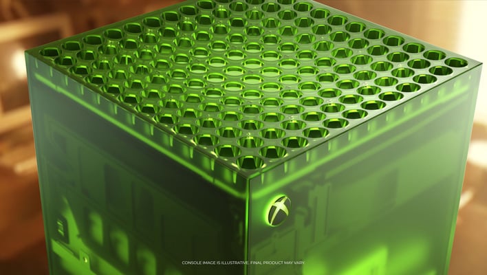Top vents on the Xbox Series X25 console.