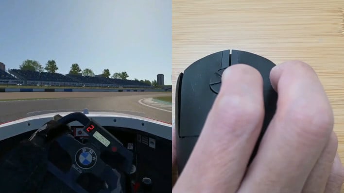 rotary mouse driving