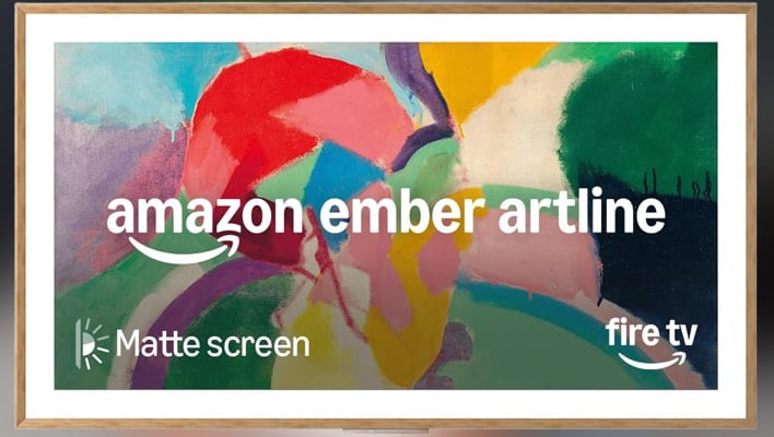 Amazon Ember Artline Fire TV.