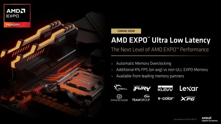 AMD EXPO ULL memory infographic.