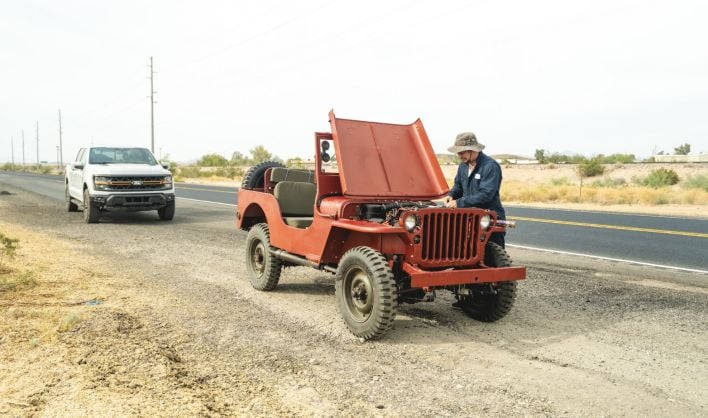 willys mb broke
