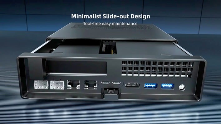 minimalist slide out design