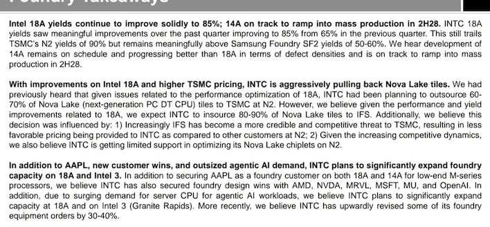 keybanc foundry takeaways