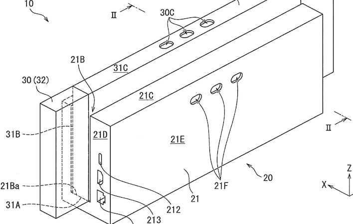 nintendo patents universal dock body