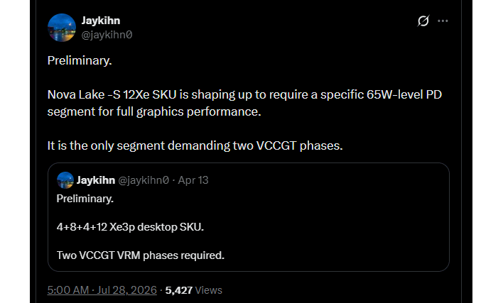 jaykihn tweet nova lake biggpu 65w