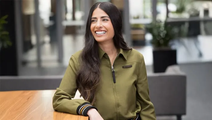 Microsoft Gaming EVP and CEO Asha Sharma smiling.
