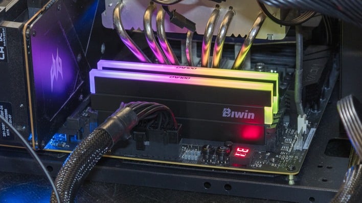 biwin memory installed test bench