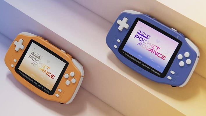 Ayaneo's Konkr Pocket Advance in different colors.