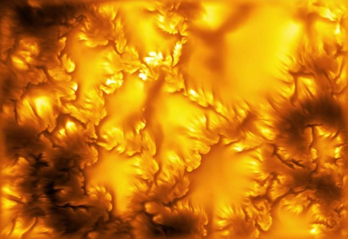Closeup of the Sun.