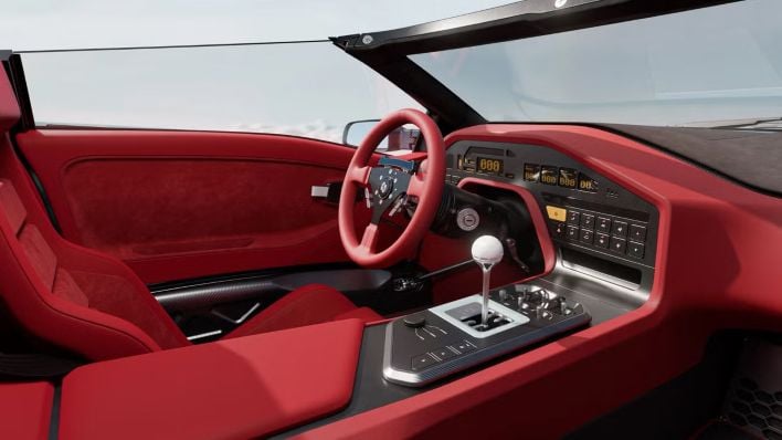 Eccentrica V12 Roadster interior