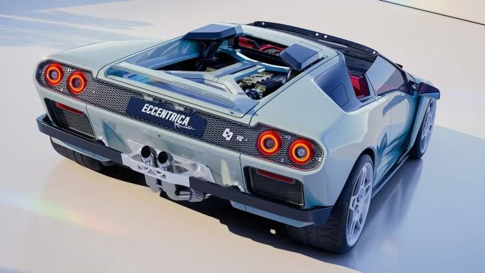 Rear of Eccentrica V12 Roadster