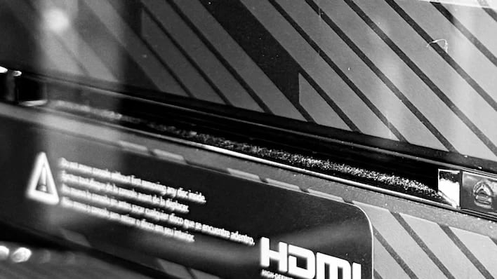 Xbox console disc slot.