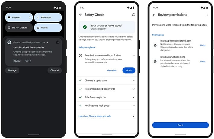 Android settings