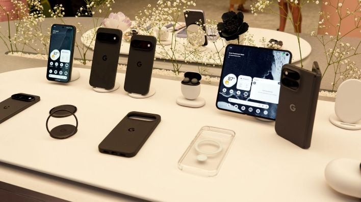 Some of the new Pixel products at the hands-on event