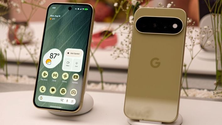 Pixel 11 front and back view