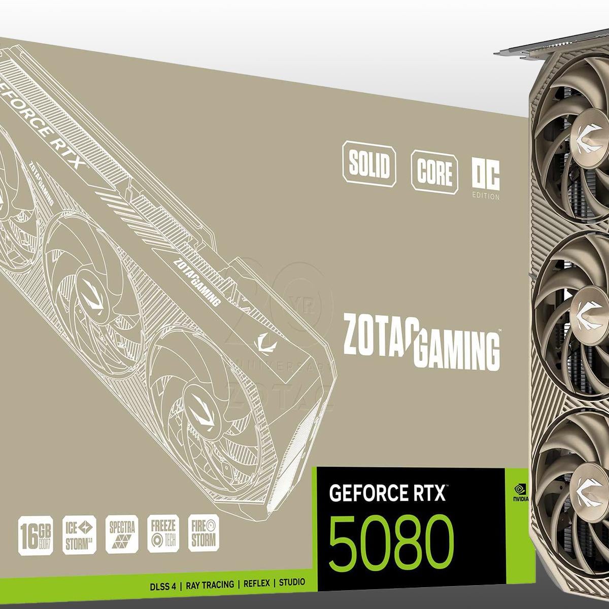 Zotac Marks 20 Years With A Titanium RTX 5080 Solid Core OC GPU