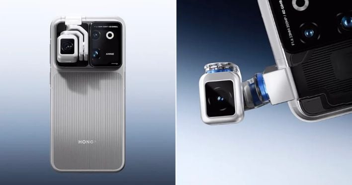 The Robot Phone gimbal has a personality