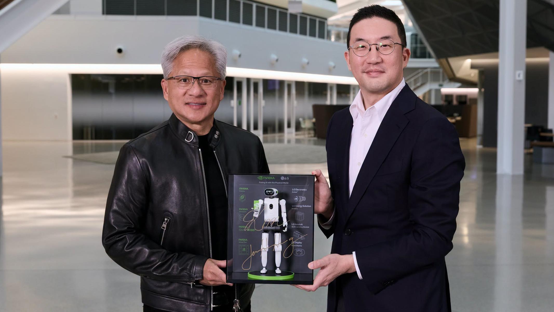 Gr00t LG Teams With NVIDIA For AI Factory Transformation And GR00T Humanoid