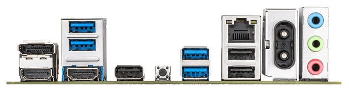 gigabyte motherboards back panel io