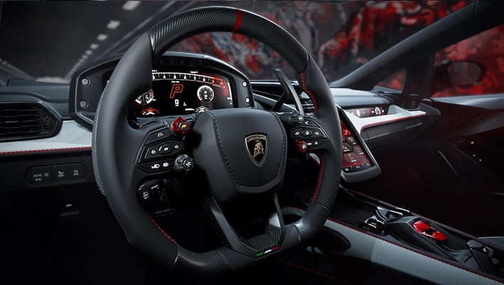 Lamborghini Revuelto SV steering wheel