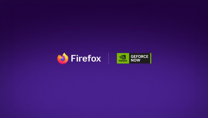 Firefox and GeForce NOW logos