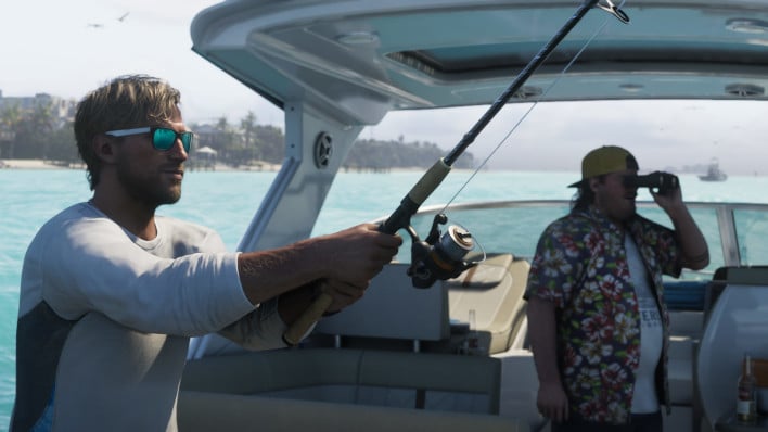 The leaked cutscene takes place on a familiar boat from official screens