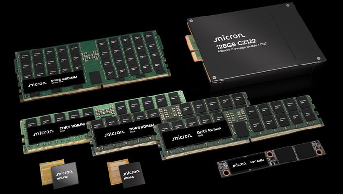 Micron's data center memory portfolio