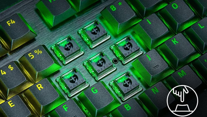 Razer Huntsman V3 Pro Low-profile Tenkeyless 8KHz key switches