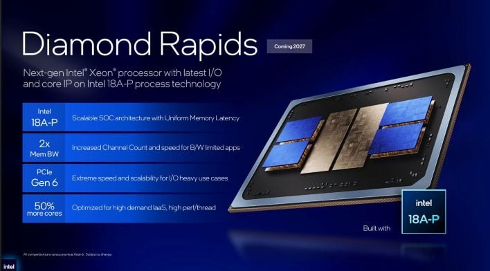 Xeon 7 Diamond Rapids