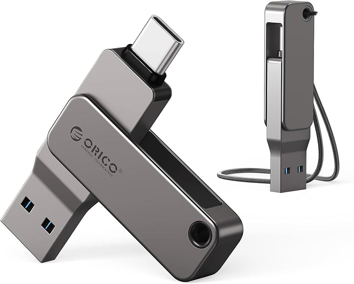 Orico Dual USB-C/USB-A Flash Drive.