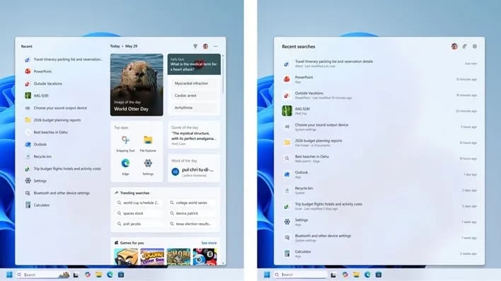 Windows 11 Search ads can now also be removed.