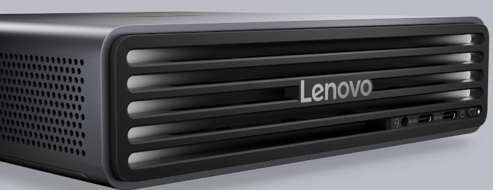 The Lenovo ThinkCentre X Ultra desktop.