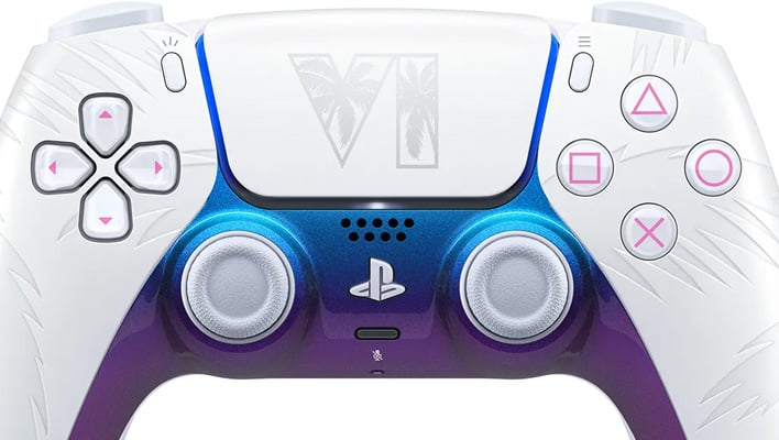 GTA VI-themed DualSense Controller (White)