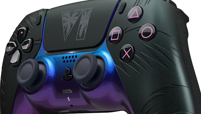 GTA VI-themed DualSense Controller (Black)