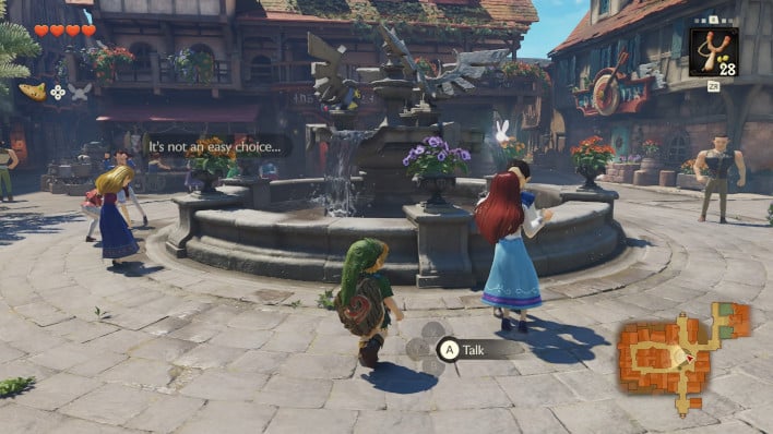 Castle Town is more lively and detailed than ever.