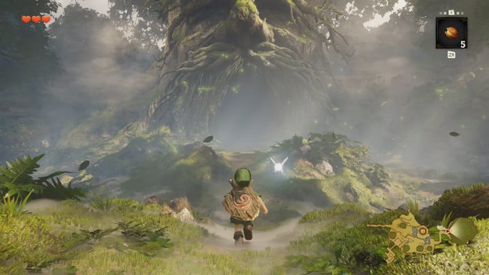 The Great Deku Tree in Ocarina of Time Remake.