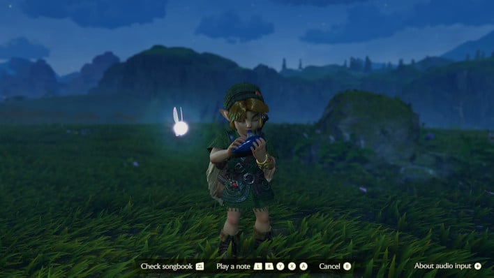 The titular Ocarina can now also be played with your own voice via mic input.