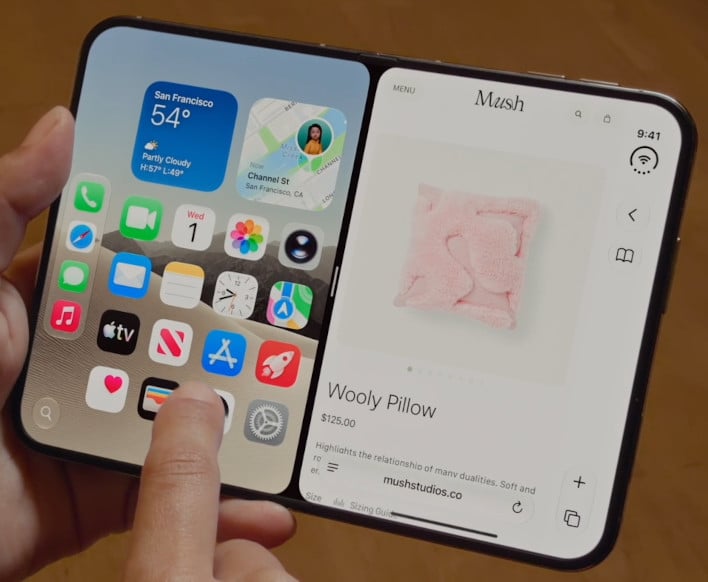 The iPhone Duo in multi-tasking use.