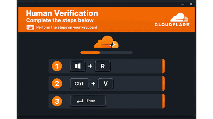 human verification example clickfix