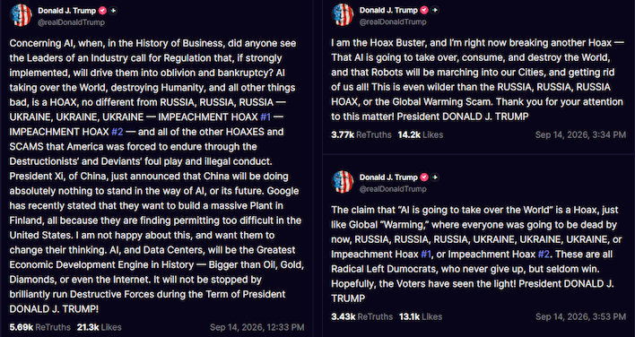 donald trump is the hoax buster insane ramblings